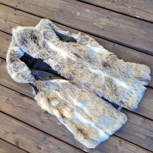 Only faux fur vest